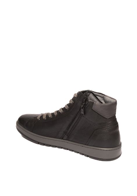 Sneaker pelle nero NERO GIARDINI | 400440OSAKA-100